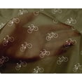 thumbnail image 4 of oneOone Silk Tabby Fabric Bicycle Transport Print Fabric BTY 42 Inch Wide, 4 of 4