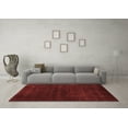 thumbnail image 3 of Ahgly Company Indoor Square Abstract Red Contemporary Area Rugs, 6' Square, 3 of 4
