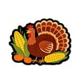 thumbnail image 2 of Colorful Turkey Thanksgiving Bathroom Rug 23.6x17.7 Inch, Soft and Absorbent Tufted Fall Bath Mat Non Slip Washable, Autumn Thanksgiving Bathroom Decor Rug Holiday Decoration, 2 of 7