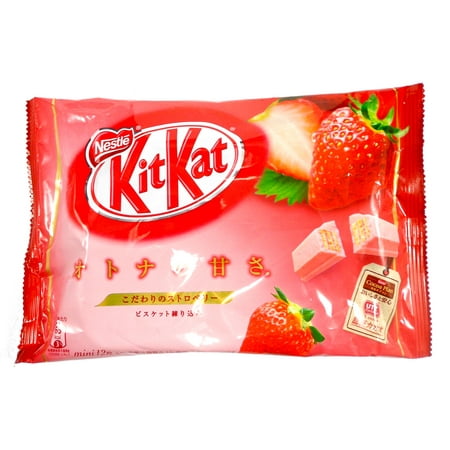 Kit Kat Strawberry 12 Mini Bars Nestle Japan 5.04