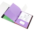 thumbnail image 5 of ZTTD Plastic Pocket Folders 3 Hole Punched with 2 Pockets, Hold Letter Size Paper, 1-Pack, 5 of 9