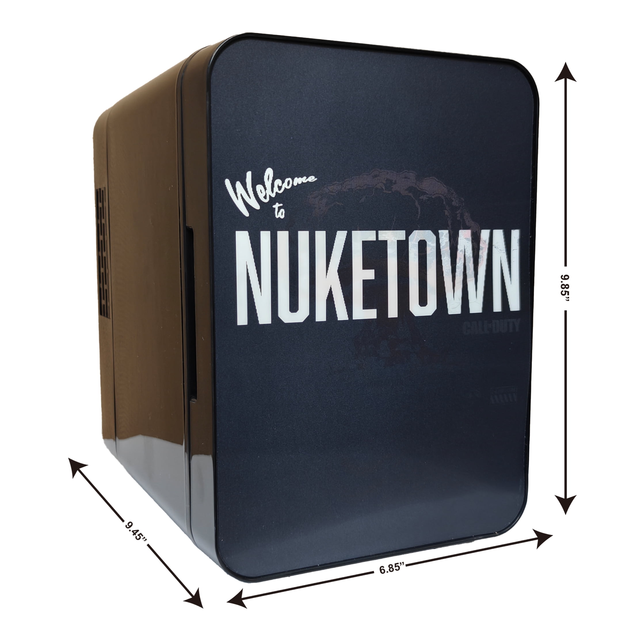 Call of Duty Nuketown Lenticular 4L 6-Can Mini Fridge, Black