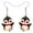 Black, variant on Valentine's Day Cute Penguin Earrings Acrylic Lightweight Dangle Jewelry for Women Girlfriend Gifts