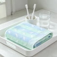 thumbnail image 6 of Kyusrd Hand Towels for Bathroom,Cotton Soft Absorbent Decorative Hand Towel for Face Spa Bath Gym Kitchen,Green,33x72cm, 6 of 6