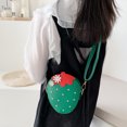 thumbnail image 7 of Women Cute Strawberry Purse Cartoon Messenger Crossbody Handbag Women Outdoor Casual Daily Use Shoulder Bag Small Coin Wallet, 7 of 7