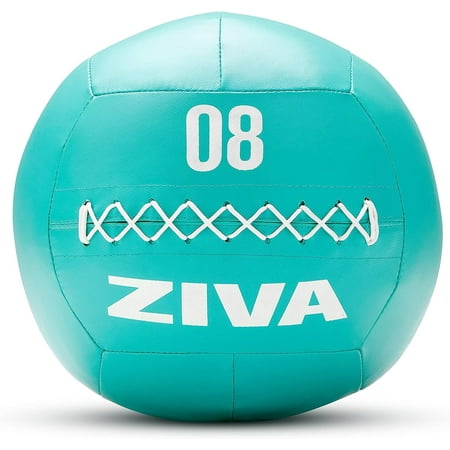 UPC: 4895202576721 | ZIVA Chic Wall Ball Commercial Grade Hard-Wearing PVC Outer Skin Heavy-Duty Fiber Core Weighted with Sand | Soft Medicine Exercise Ball for Slamming Throwing Catching – 8 lb. 13.7 Diameter