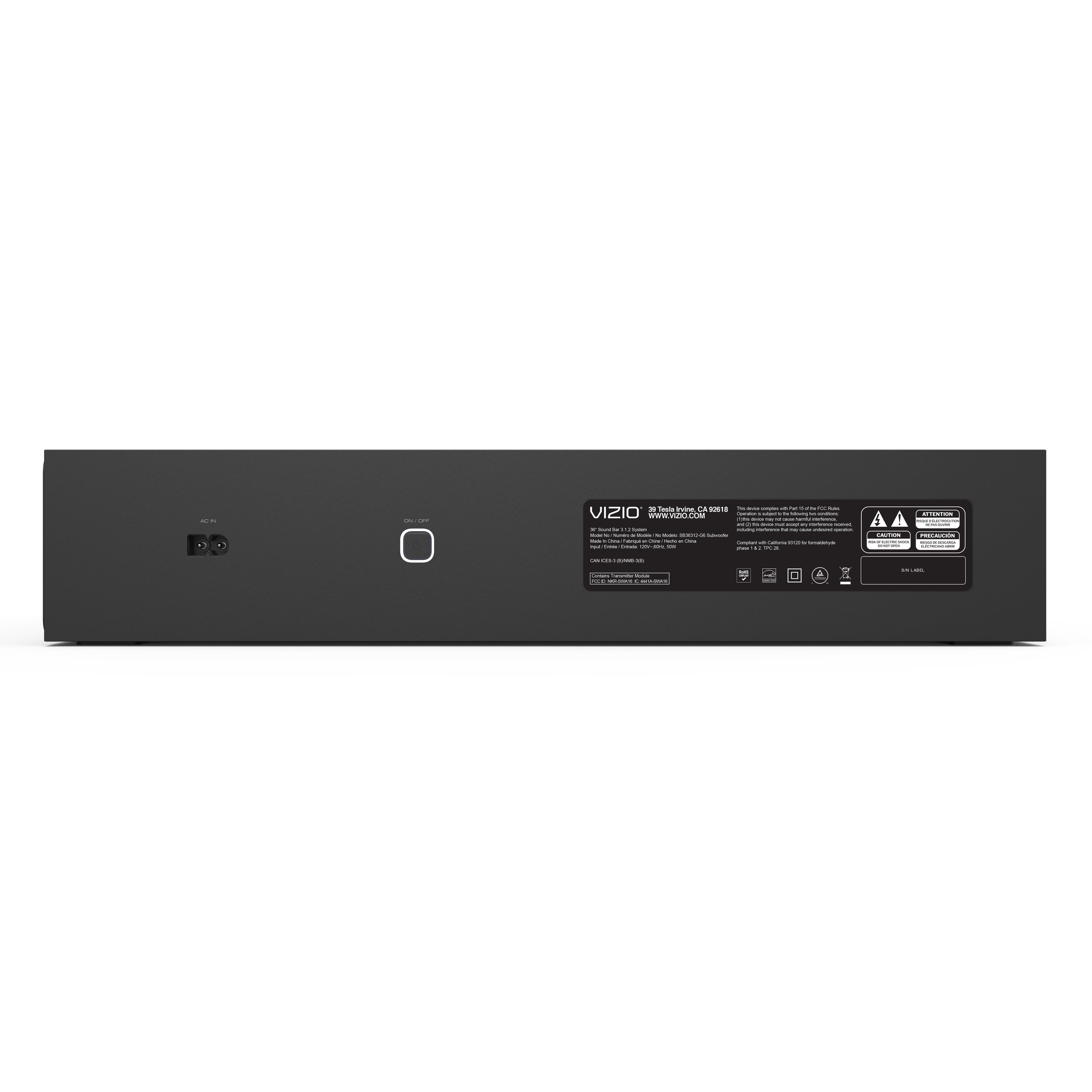 Vizio sb36312 2025