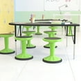 thumbnail image 3 of Flash Furniture Carter Adjustable Height Active Learning Stool for Classrooms, 14" - 18"H, Green, 3 of 18
