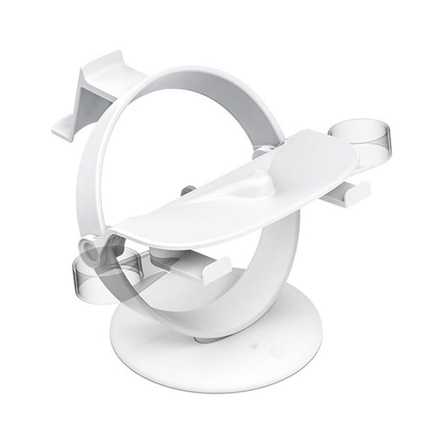 MesaSe VR Display Rack Precise Hole Positioning Stable Support Keep Neat Storage Stand for Meta Quest 3/for PS VR2 Headset