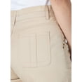 thumbnail image 2 of Lee Women's Relaxed Fit Avey Knit Waist Cargo Bermuda Short Café 18, 2 of 4