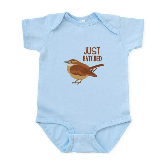CafePress - JUST HATCHED Body Suit - Baby Light Bodysuit, Size Newborn - 24 Months