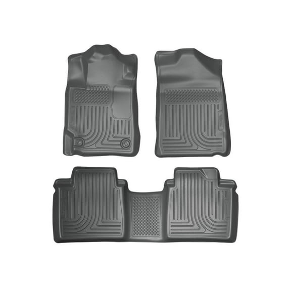 Husky Liners 98512 Weatherbeater Floor Mats Fit 2007-2011 Toyota Camry - Front/2nd Seat - Grey