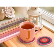CALCA 144 Pack Sublimation Blank Ceramic Tiles Coasters for Drinks Absorbent with Cork Backing Pads Heat Transfer Cup Coasters for Home Decor 4.25In