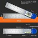 thumbnail image 4 of Compañero de construcción y carpintería, transportador de acero inoxidable con alta precisión de ±0,3°, buscador de ángulos digital con función de bloqueo y pantalla LCD clara para una medición de, 4 of 5