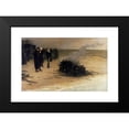 thumbnail image 2 of Louis Édouard Fournier 24x16 Black Modern Framed Museum Art Print Titled - The Funeral of Shelley (1889), 2 of 5