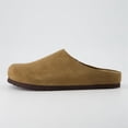 thumbnail image 5 of Cushionaire Heath Men's Genuine Suede Leather Clogs with Memory Foam Comfort, Easy Slip On Slide Slippers for Men, 5 of 24