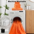 thumbnail image 7 of Jessy Home 6 Piece Towel Set Orange Red Soft Bath Towel Set for Bathroom-2 Bath Towels, 2 Hand Towels, 2 Washcloths Highly Absorbent Bath Sheet for Hotel & Spa, 7 of 7