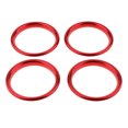 thumbnail image 1 of 4PCS Air Vent Outlet Cover Sticker Para A3 S3 2013-2016 Rojo SM SunniMix Cubierta del anillo de salida de ventilación AirAir, 1 of 8