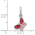 thumbnail image 2 of Collier Papillon en Argent Sterling 925 Pendentif Insecte Arachnide, 2 of 6