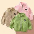 thumbnail image 6 of AJZIOJIRO Kids Toddler Fall Winter Fleece Coats Tops for Boys Girls,Zipper Padded Outerwear Jacket Baby Spring Fall Long-Sleeved Standing Collar Thickened Jacket 1-12 Years, 6 of 6