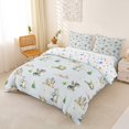 thumbnail image 2 of Homewish Cute Dragon Bedding,Castle Stars Duvet Cover Full,Blue,Colorful Stars Reversible,3 Pieces,1 Duvet Cover and 2 Pillowcases, 2 of 6