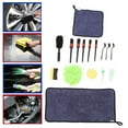 thumbnail image 4 of Car Wheel Brushes Set, Durable Car Wash Tools Kit 16pcs Varisized Comprehensive  For Window For Interiors For Tire For Exteriors For Exhaust Pipe For Carpet, 4 of 8
