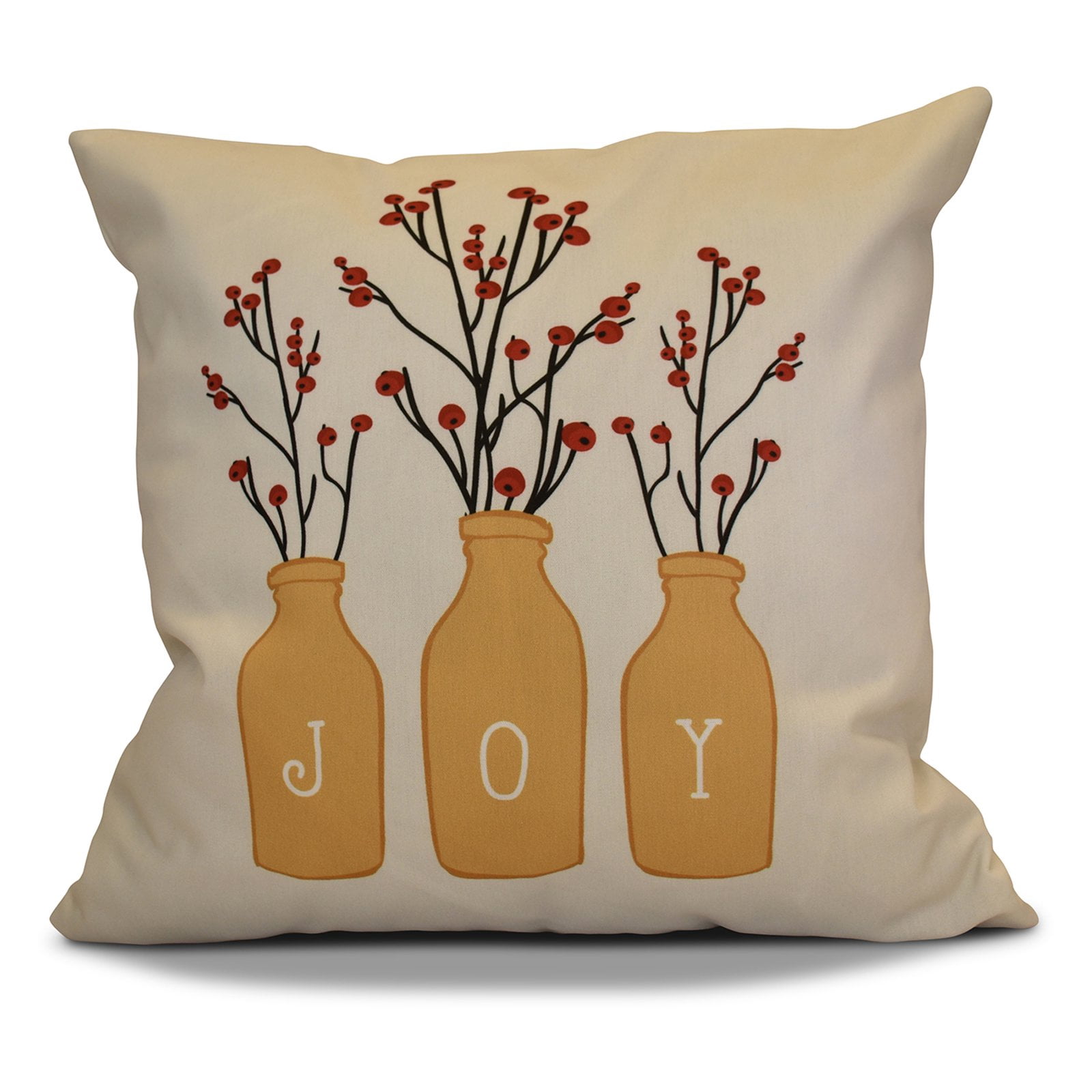 Simply Daisy 16" x 16" Joy Floral Print Pillow
