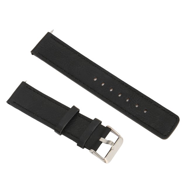 Leather Watch Strap, Firm Durable 20mm Leather Watch Strap Exquisite Waterproof For Bip U For Amazfit GTS 3