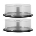 thumbnail image 1 of MOVTOTOP CD Storage Box with Large Capacity for 25 Discs Transparent PP Material for Home Office Organization, 1 of 8