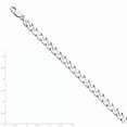 thumbnail image 2 of Solid 14K White Gold 7.41mm Fancy Link Bracelet, 2 of 2