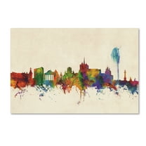 Trademark Fine Art 'Geneva Switzerland Skyline' Canvas Art by Michael Tompsett
