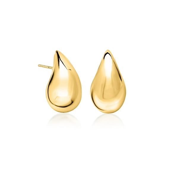 Ross-Simons 14kt Yellow Gold Teardrop Earrings, Women's, Adult