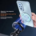 thumbnail image 4 of For Honor 200 5G Case Compatible with MagSafe Kickstand TPU PC Heat Dissipation Phone Cover - Black, 4 of 5