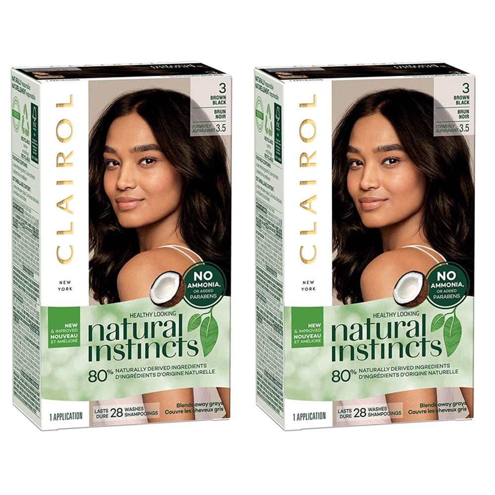 Pack of (2) Clairol Natural Instincts NonPermanent Hair Color 3