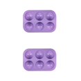 thumbnail image 3 of stanreset Cake Mold Half-ball Baking Tray Chocolate Ice Cube Silicone Mould Baking Tool 1 bag 2Set, 3 of 6