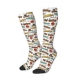 thumbnail image 2 of Fotbe Art Of Living print Women's Men's Novelty Crew Socks Cotton Socks Knee High Socks for Walking,Running,Nurses,Pregnancy, 2 of 8
