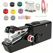 Handheld Sewing Machine,Mini Handheld Sewing Machine for Quick Stitching,Portable Sewing Machine Suitable for Home,Travel and DIY,Electric Handheld Sewing Machine for Beginners