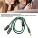 thumbnail image 3 of Cable Divisor En Y De 3,5 Mm, Adaptador De Cable Auxiliar De 3,5 Mm, Sonido Estéreo De Alta Fidelidad De 1,64 Pies Para Reproductor De MP3, 3 of 7
