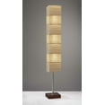 thumbnail image 2 of ZigZag Tall Paper Shade Floor Lamp With Walnut Wood Base, 2 of 2
