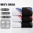 thumbnail image 5 of COOPLUS Mens Crew Socks Cushioned Athletic Running Work Socks Moisture Wicking Daily Comfort 6 Pairs for Men, 5 of 8