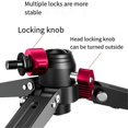 thumbnail image 3 of Universal Mini Tripod Stand Bracket Desktop Folding Stand with 3/8 Inch Screw for Phones DSLR Cameras, 3 of 5