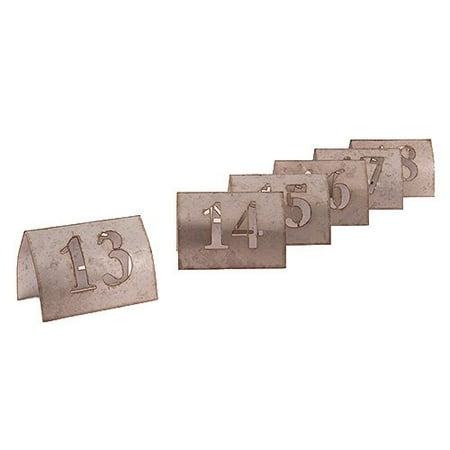 Laser Cut Metal Table Number Set, 13-18