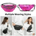 thumbnail image 2 of Unique Bargains 1 Pc Fanny Pack Multi-functional Waist Bag Rose Red, 2 of 6
