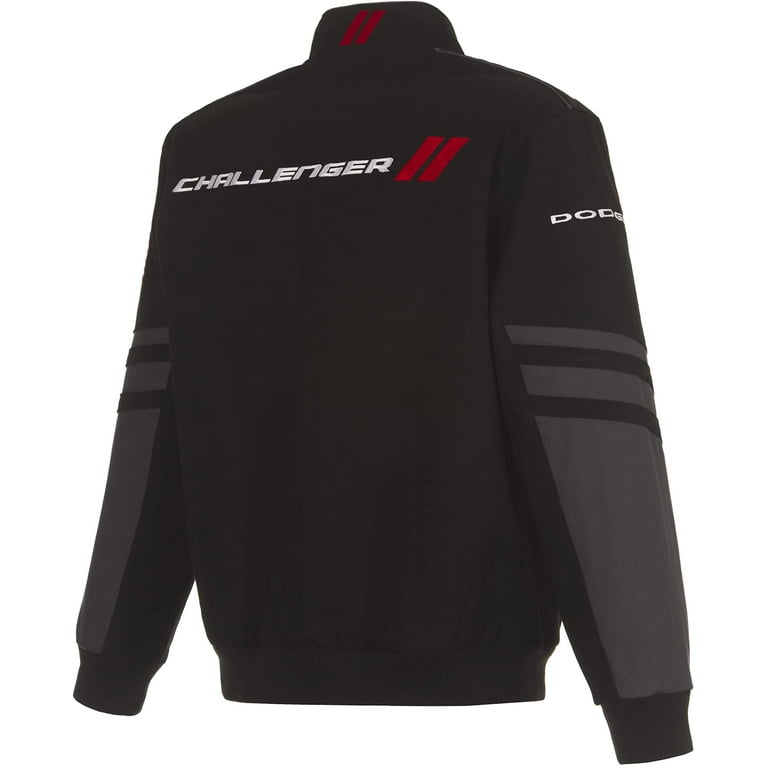 JH Design Men's Dodge Challenger Jacket an Embroidered