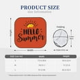thumbnail image 3 of Disketp 2 Piece Hello Summer Pattern Windshield Sunshades,Folding Windshield Sun Shade For Car Suv Trucks Sedan,Blocks Uv Rays Sun Visor Protector-Small, 3 of 7