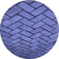 thumbnail image 1 of Ahgly Company Indoor Round Patterned Light Slate Blue Area Rugs, 6' Round, 1 of 6