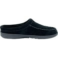 thumbnail image 4 of Clarks Men's Open Back Suede Sherpa Lined Clog Slippers (9 M US, Black), 4 of 6