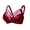 Wine womens bras, variant on Minimizer Bras for Women Full Coverage Underwire Bras Plus Size Lifting Mesh Bra for Heavy Breast Comfort T Shirt Unlined Bra