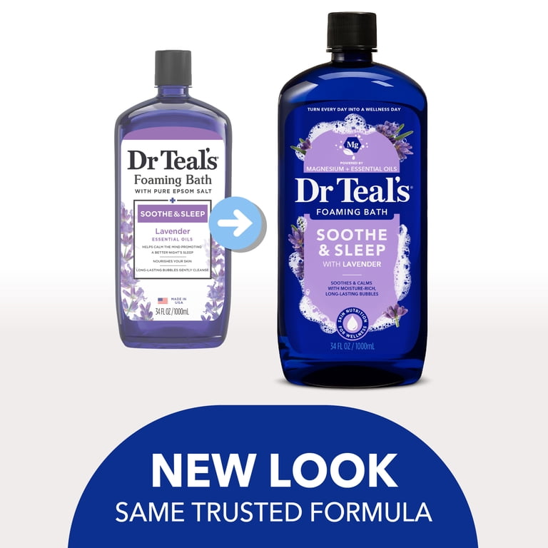 Dr Teal's Soothe & Sleep Foaming Bath with Lavender, 2-Pack photo 3