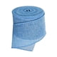 thumbnail image 1 of Cinta de arpillera con alambre, rústica, navideña, versátil, de 50 mm de ancho, decorativa. Azul, 1 of 9